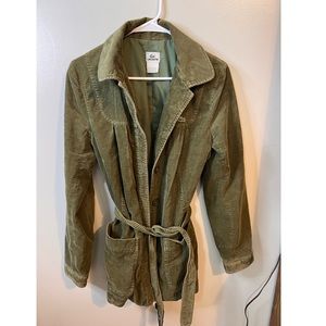 Lacoste Jacket-Button up with Tie at the waist. Size 40